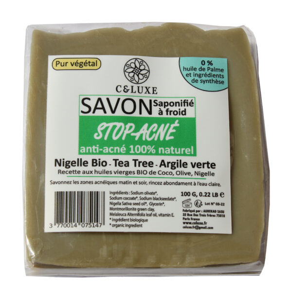 savon acné